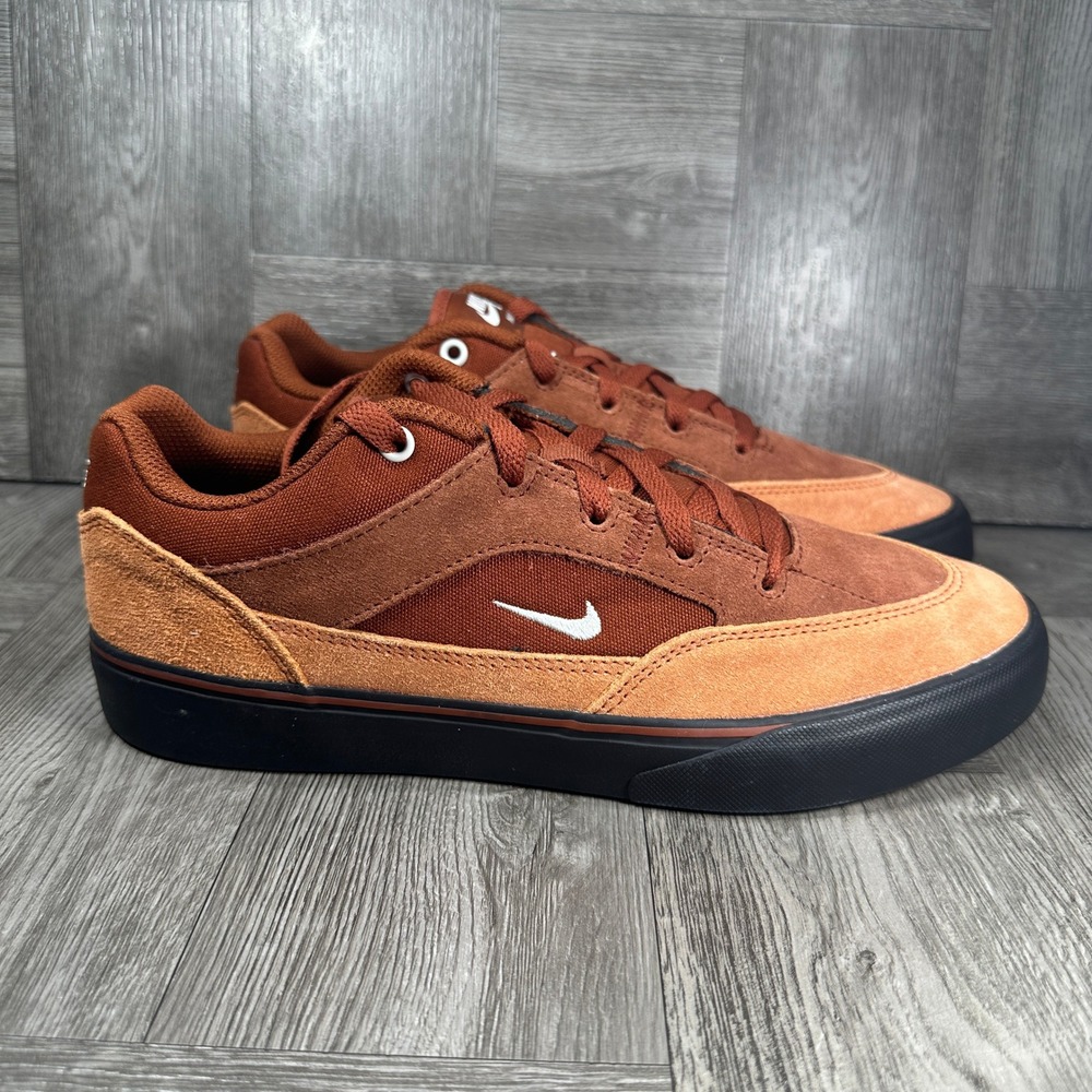Nike SB Malor Skate Shoes Women 8.5 Burnt Sunrise Orange Brown HF1205-200 NEW
